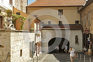 Gradec Stone Gate in Zagreb