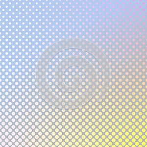 Gradient abstract halftone circle pattern background - vector graphic