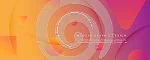 Gradient Background. Abstract Fluid Lines. Wave Futuristic Landing Page.