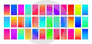 Gradient background collection