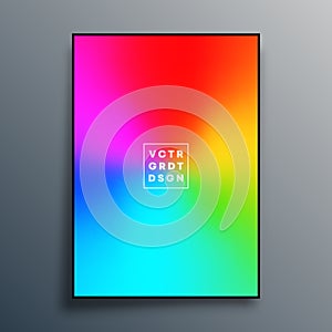 Gradient background design for poster, wallpaper, flyer, brochure cover, typography or other printing products