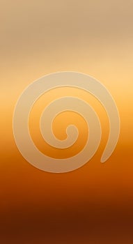 A gradient background featuring soft transitions from light beige to deep orange tones, creating a