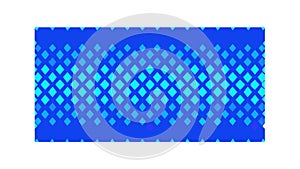 Gradient Blue Geometric Grid Pattern with Color Transition, vector design Generative AI