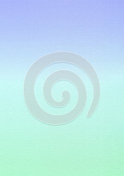 Gradient blue to mint green textured paper backbround photo