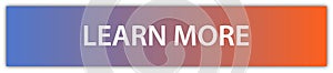 Gradient button. Rectangular learn more button , icon colorful gradients web icons.