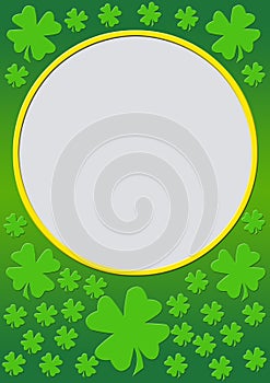 Gradient with clover leafs