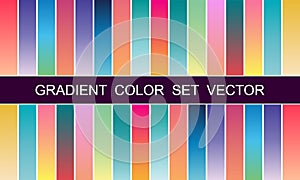 gradient color set, gradient color pallet, glossy colors backgrounds , sunshine Gradients Vector set, trend colors