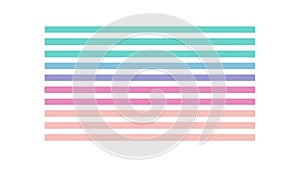 Gradient Colorful Horizontal Stripes Pattern Vector, vector design Generative AI