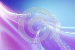 Abstract Gradient Waves Elegant Digital Rendered Background