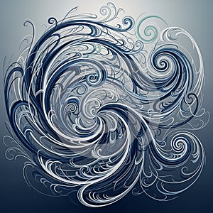 Is a gradient of dark to light gray enhancing the contrast and depth