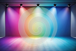 Gradient design empty studio background