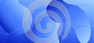 Gradient Fluid Banner. Creative Liquid