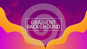 Gradient geometric shapes background for design