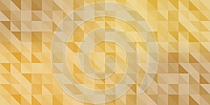 Gradient golden color of triangle shape background