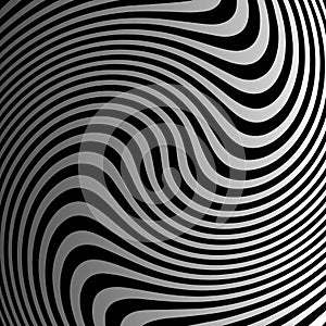 Gradient gray and black swirl vector background pattern