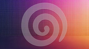 Gradient Grid Background with Perspective Floor