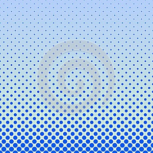 Gradient halftone circle pattern background - vector design