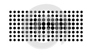 Gradient Halftone Dot Abstract Pattern, vector design Generative AI