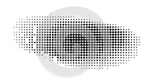 Gradient Halftone Dot Fade Abstract Texture Vector, vector design Generative AI