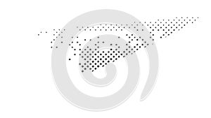 Gradient Halftone Dot Pattern Abstract Background Texture, vector design Generative AI