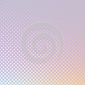 Gradient halftone dot pattern background - abstract vector graphic