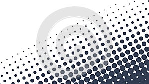 Gradient Halftone Dot Pattern Background Element, vector design Generative AI