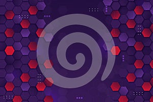gradient hexagonal background vector design