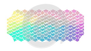 Gradient Honeycomb Pattern, Abstract Geometric Background Texture, vector design Generative AI