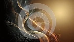 Gradient Layers: Abstract Flow in Cool Hues