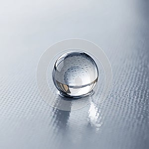 Gradient of light gray enhancing the reflective quality of the