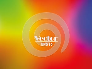 Bright rainbow gradient vector background