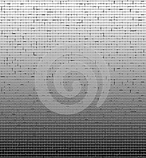 Gradient metallic background creating textured grid pattern