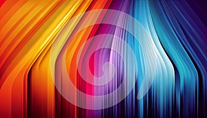 A gradient of mixed colors blend together unexpectedly to create a unique and dynamic abstract background, Generative AI,