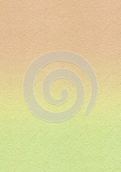 Gradient orange to green textured paper backbround