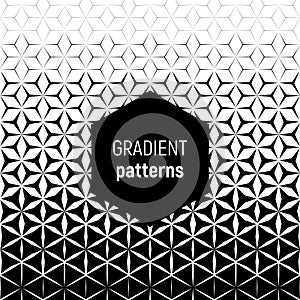 295_Vector Seamless Black and White Hexagon Triangle