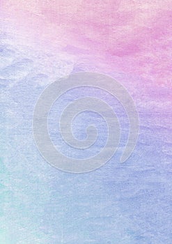 Gradient pink to blue textured grunge paper backbround photo