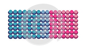 Gradient Pixelated Pattern, Colorful Digital Texture, vector design Generative AI