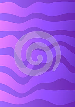 Gradient purple wavy psychedelic background. Vertical rectangle. Poster, cover for notebook