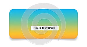 Gradient rectangle with rounded corners transitions