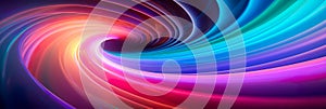 gradient that resembles a portal or time warp tunnel, with swirling colors that evoke a sense of time travel and