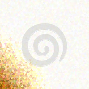 Gradient retro triangle polygon background