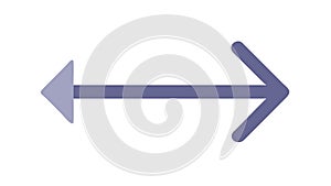 Gradient Right Arrow: Smooth Directional Flow, vector design Generative AI