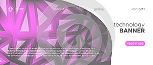 Gradient Science Background. Gray Technology