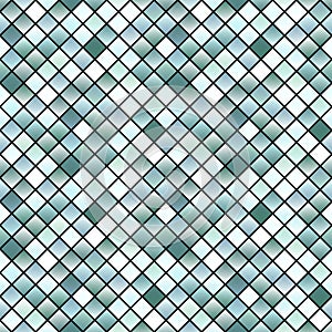 Gradient seamless square pattern background - colorful vector design