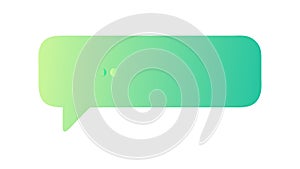 Gradient Speech Bubble, Communication and Chat Icon, vector design Generative AI