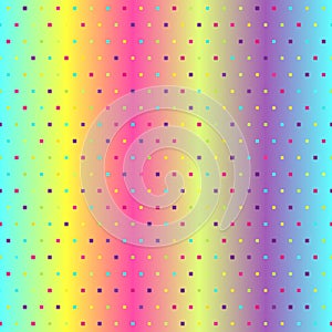 Gradient square pattern. Seamless vector background