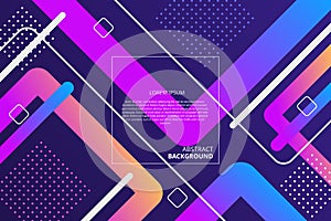 Gradient squares in gradient color