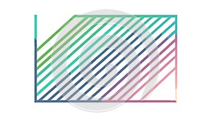 Gradient Striped Abstract Background, Modern Geometric Design, vector design Generative AI