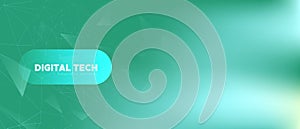 Gradient Technology Wallpaper. Data Motion. Teal