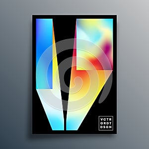 Gradient texture minimal design for poster, wallpaper, flyer, brochure cover, typography, or other printing products